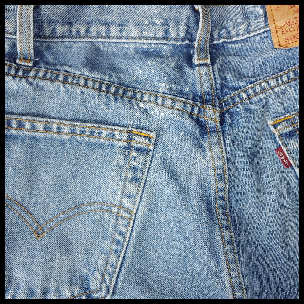 Vintage 1998 Levi's 505 34 x 30 Relaxed Fit Straight Leg - Picture 10 of 12